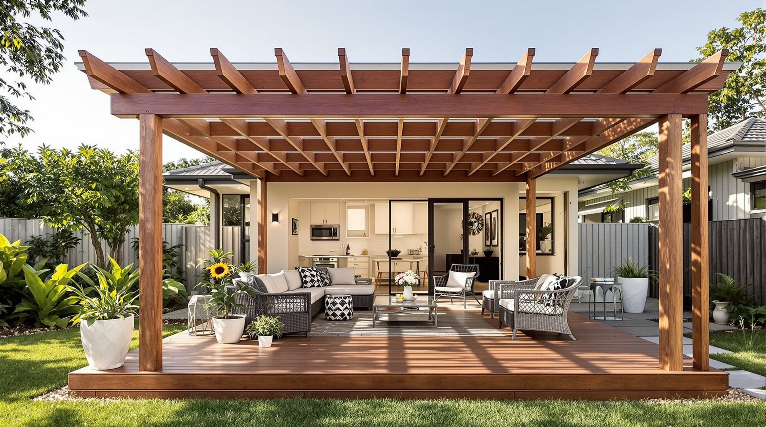 Backyard pergola SEQ.