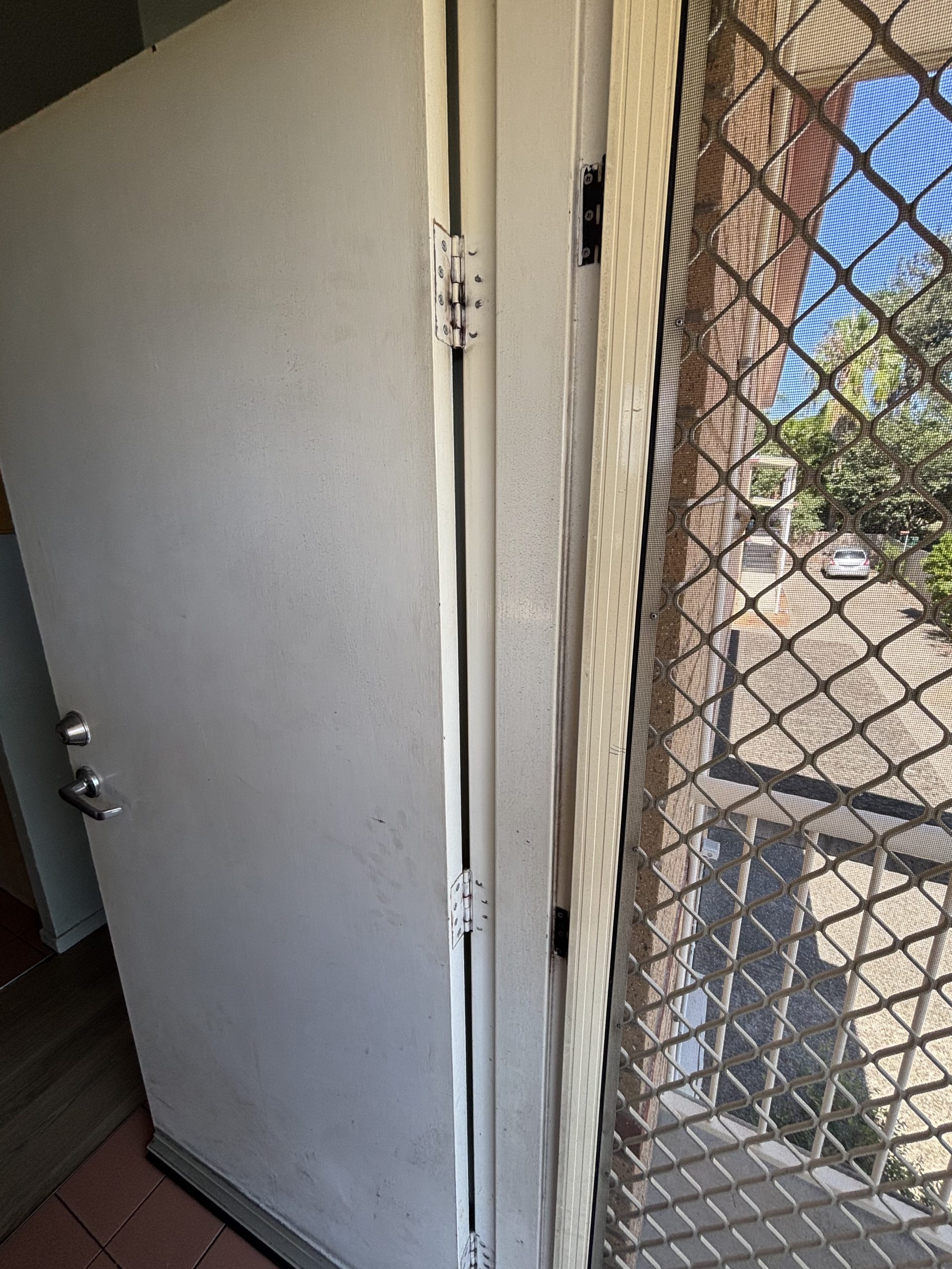 Replaced Door Hinges - Booval, QLD
